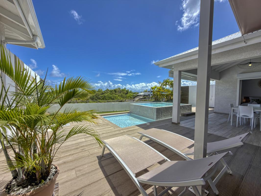 12.Location villa 2 chambres piscine vue mer Le Gosier Guadeloupe